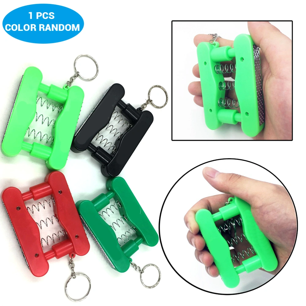 Random Color Funny Electric Shock Hand Grip Keychain Mini Safety April Fool Prank Trick Toy