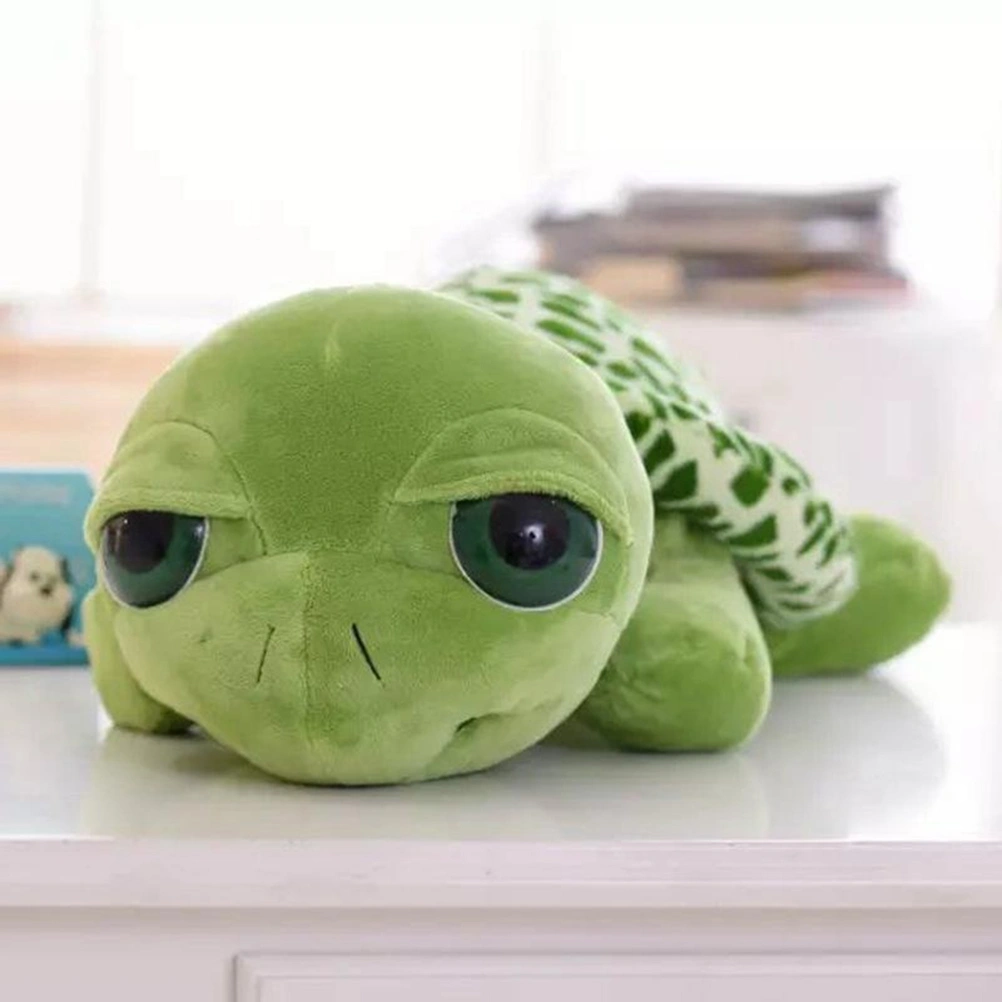 20cm Stuffed Plush Cartoon Turtle Toy Green Big Eyes Stuffed Tortoise Turtle Animal Plush Baby Toy Gift