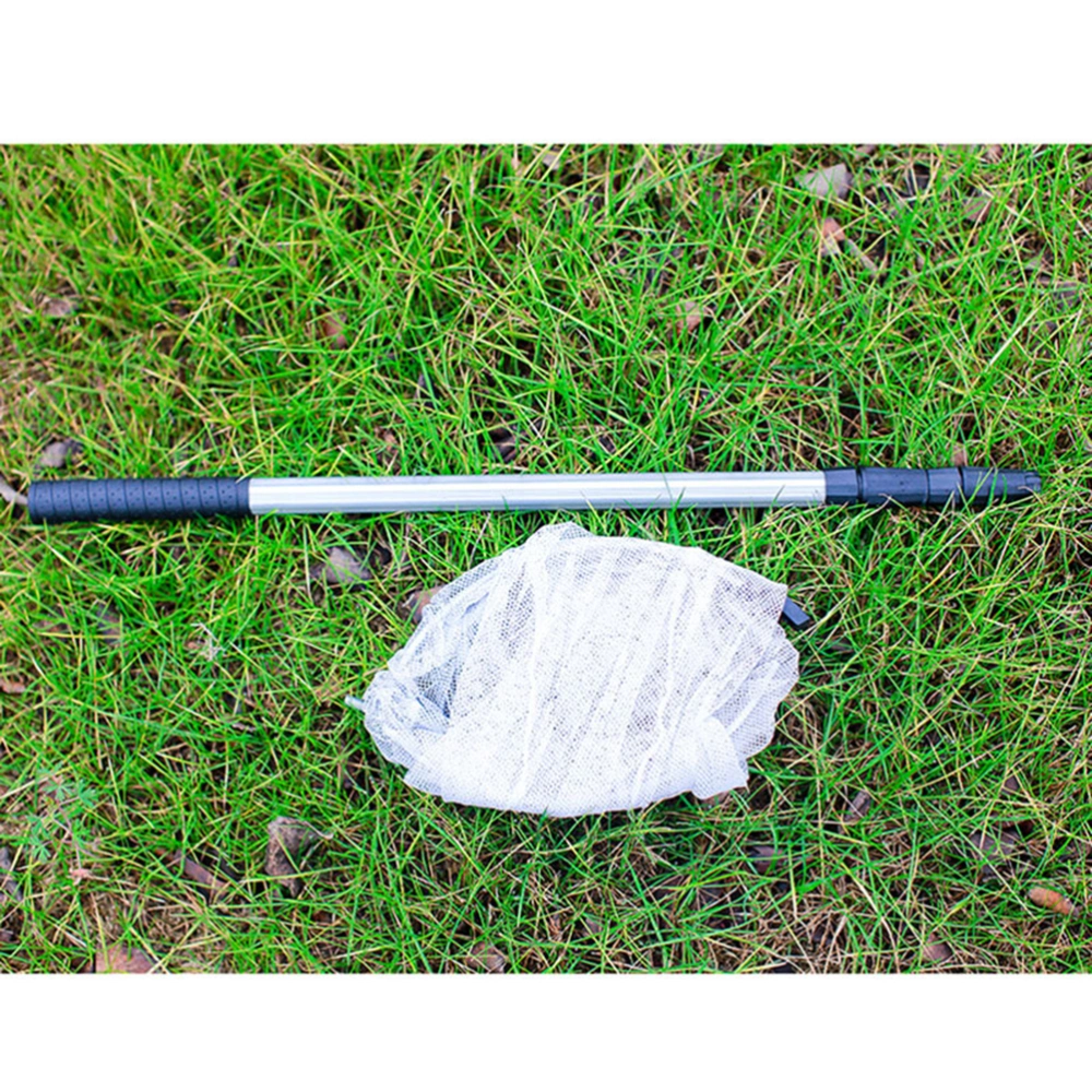 Extendable Butterfly Bee Insect Capture Net Lightweight Aluminum Alloy Pole Handle Fishing Telescopic Tuck Nets Garden Supplies