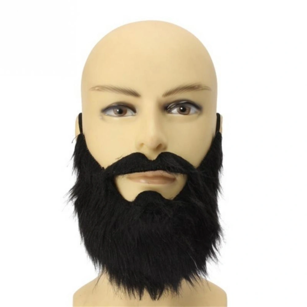 Funny Costume Party Men Halloween Beard Facial Hair Disguise Game Mustache