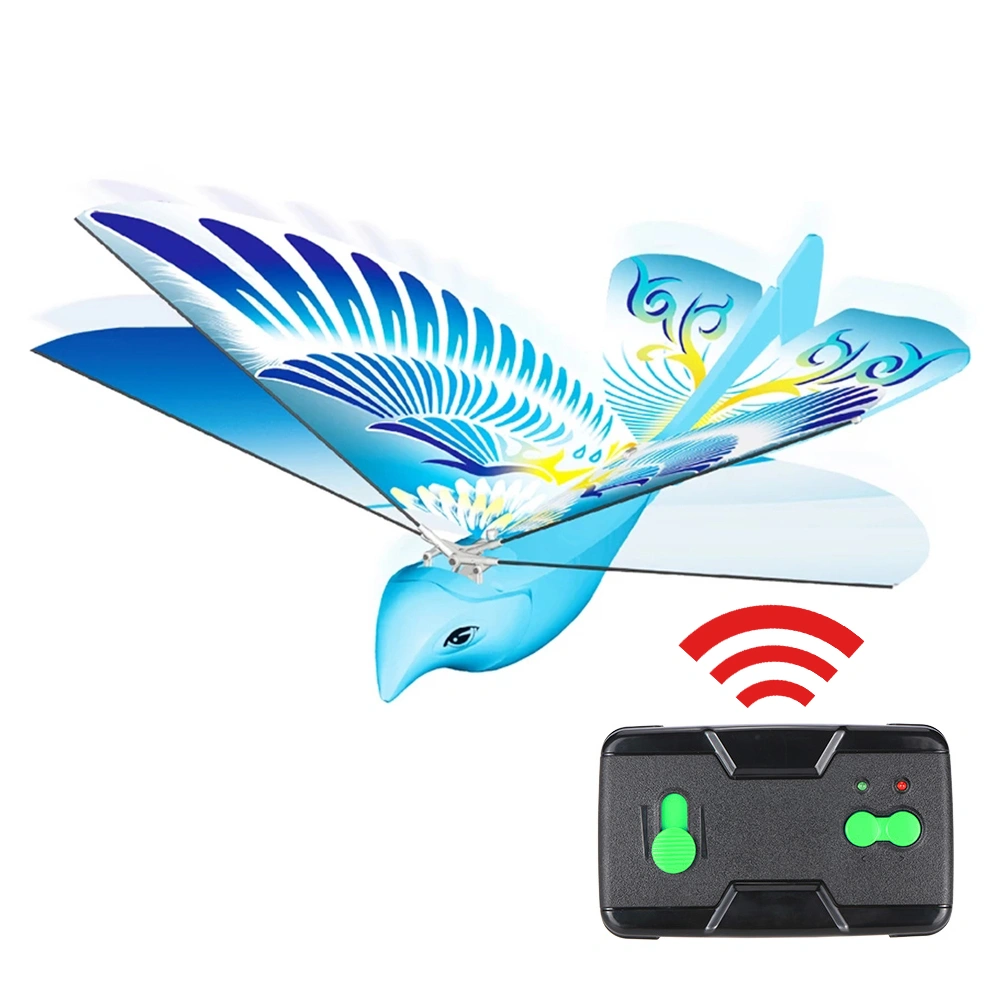 Electronic Drone Flying Birds Remote Control Electronic Bird Lightweight Durable Simulation Luminous Bird Toy for Kids