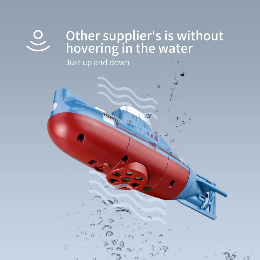 RC Mini Submarine 6 Channels Remote Control Under Water Ship RC Submarine Model Kids Educational Toy Gift for Children