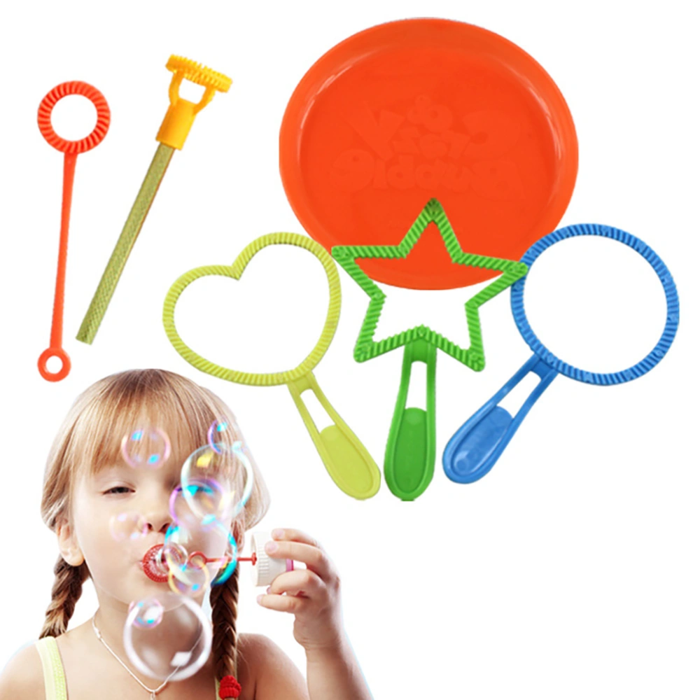 6 Pcs/set Random Color Kids Bubble Wand Tool Bubble Maker Concentrate Stick Blower Outdoor Blowing Bubble Tool Fun Toys Gifts