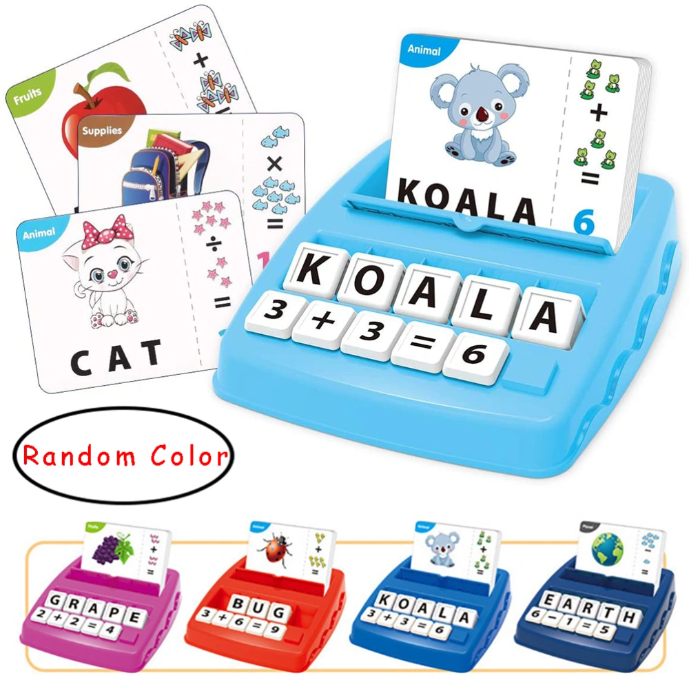 2 in 1 Kids Educational Toys Matching Letter Game Spelling Games Funny Educational Learning Toys Spelling Games for Kids