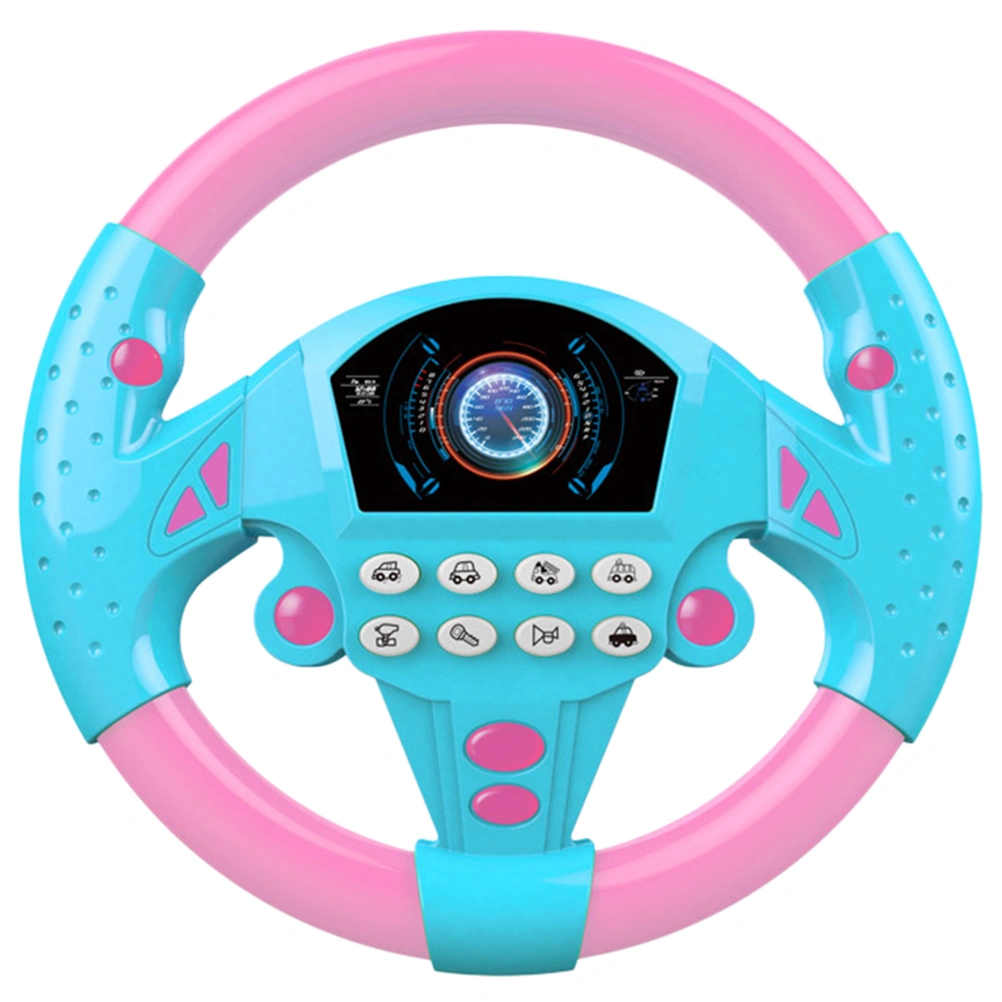 Electric Simulation Steering Wheel with Lights Sounds Baby Early Developing Educational Toys Children Birthday New Year Gift