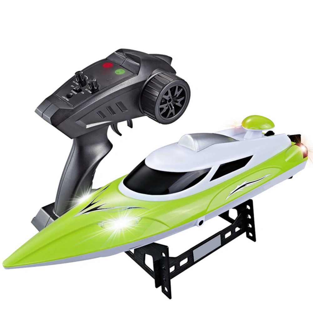 2.4G RC Racing Boat with Night Light 35km/h High Speed Electronic Remote Control Speed Boat for Kids