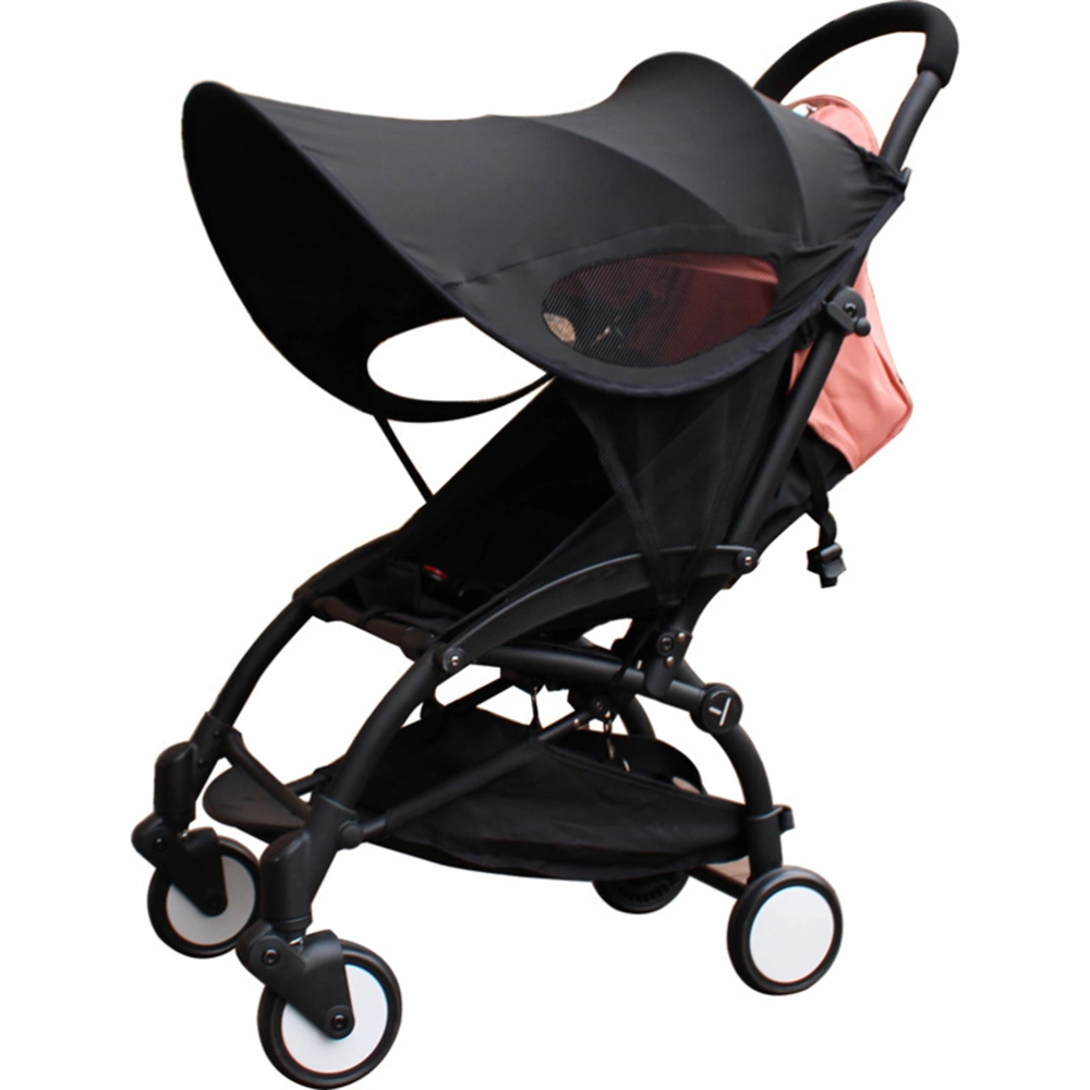 Foldable Baby Stroller Widen Sun Shade Awning UPF50+ Anti UV Canopy Universal Fit for Stroller Carriage