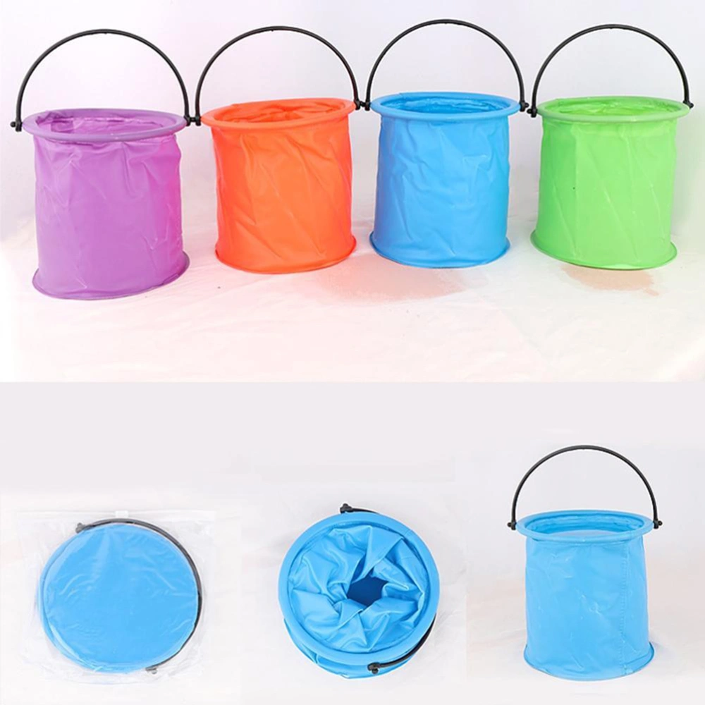 Portable Folding Bucket Collapsible Fishing Bucket For Outdoor Fishing Washing Painting Brush