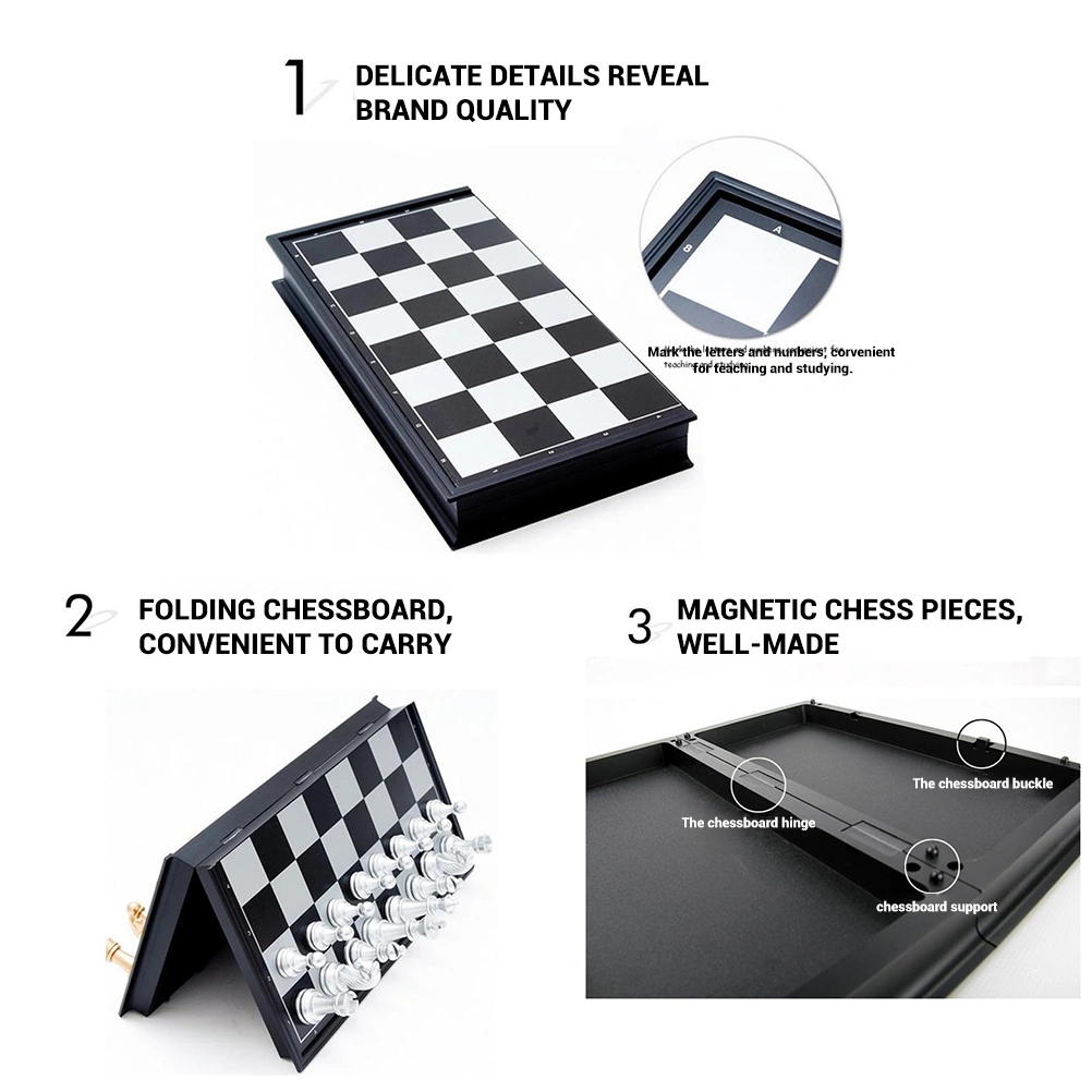 Exquisite Chess Game Medieval Chess Set With Chessboard 32 Chess Pieces Magnetic Chess Set