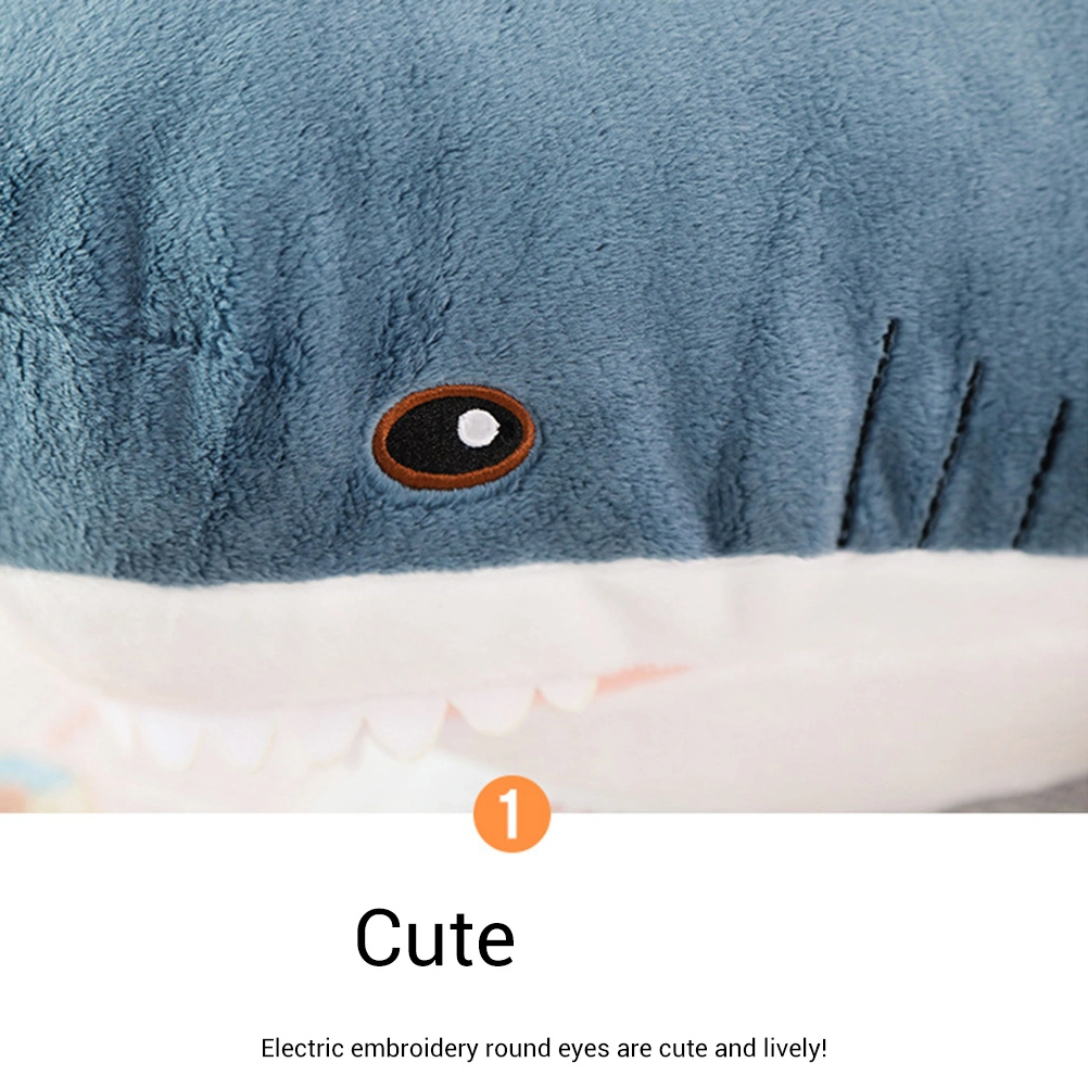 45cm Cartoon Shark Plush Toy Ocean Aquatic Animals Shark Doll Kids Plushie Toy Birthday Gift
