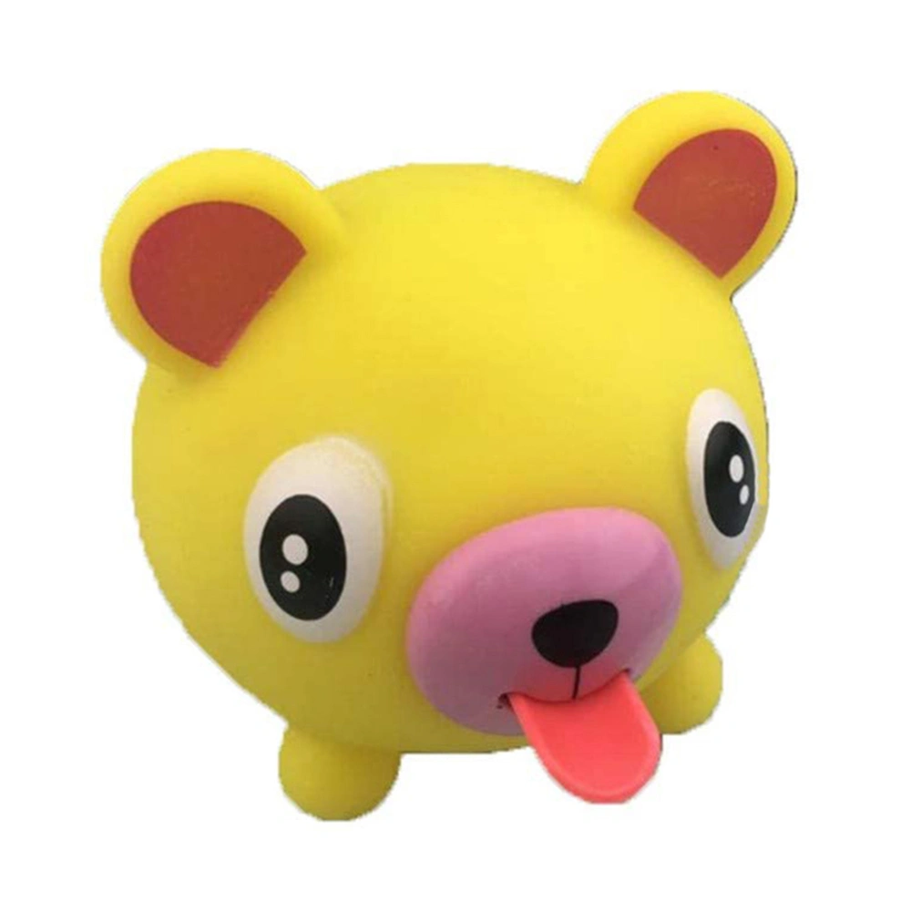 Talking Animal Ball PVC Tongue Out Stress Relieve Soft Ball Toy Kids Gifts