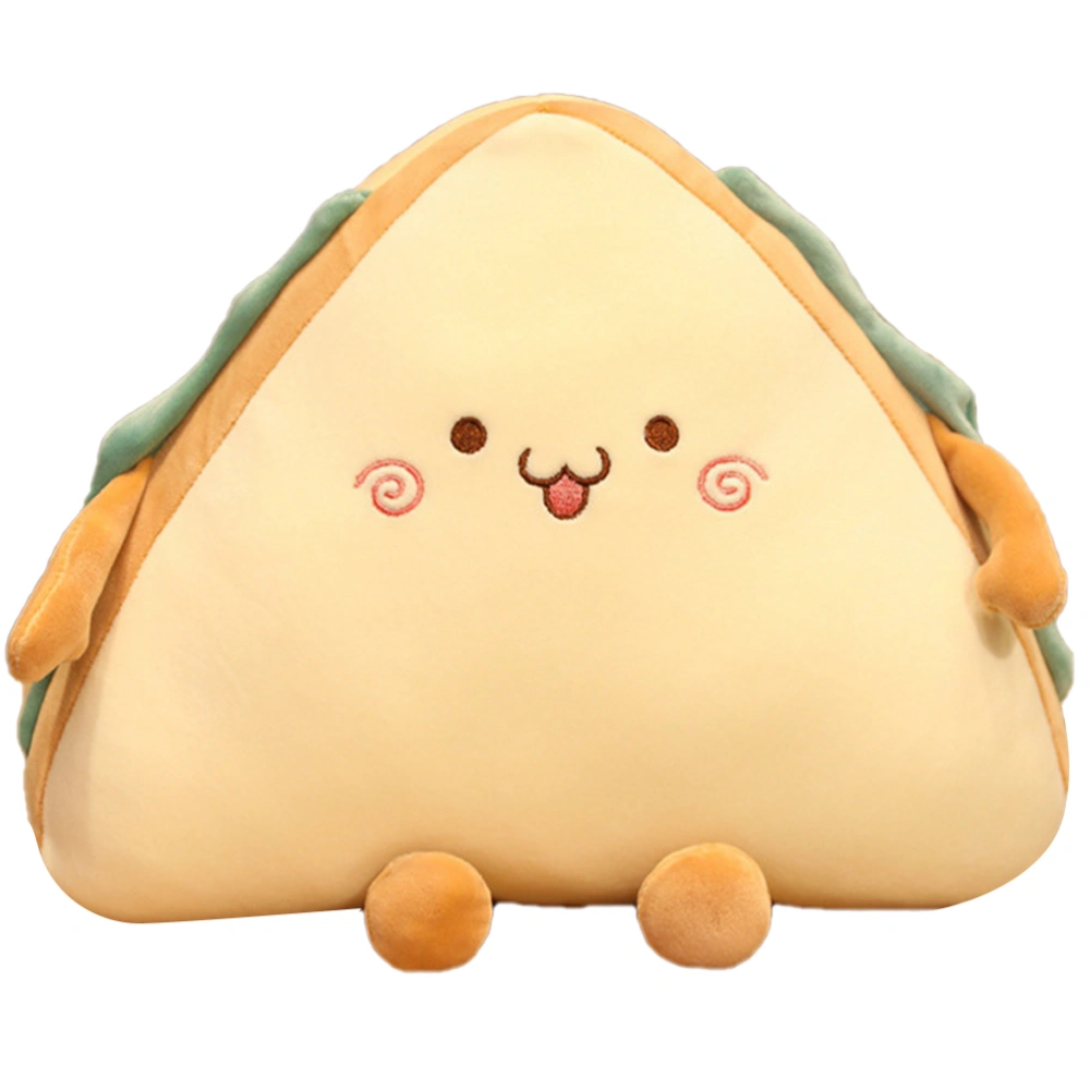 Simulation Food Sandwich Cake Plush Toy Cute Bread Stuffed Doll Soft Pillow Sofa Bed Cushion Birthday Gift for Kids Girls