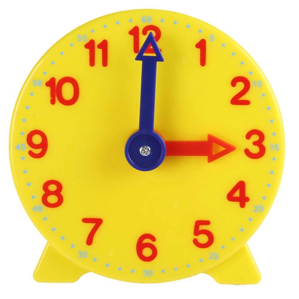 Children Educational Alarm Clock Adjustable Time Learning Clock Early Teaching Tool Number