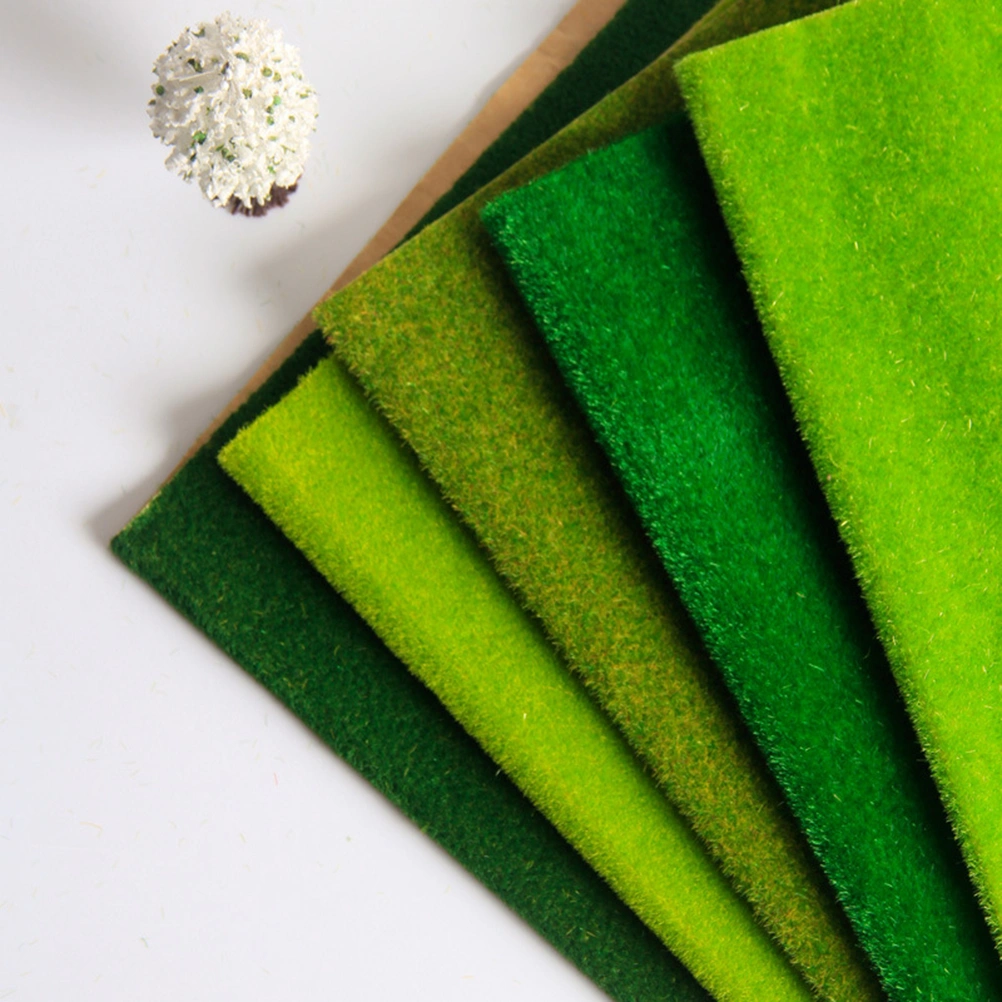 Decorative Artificial Grass Mat Meadow Miniature Garden Construction Grass Mat Decoration 100 x 40 cm