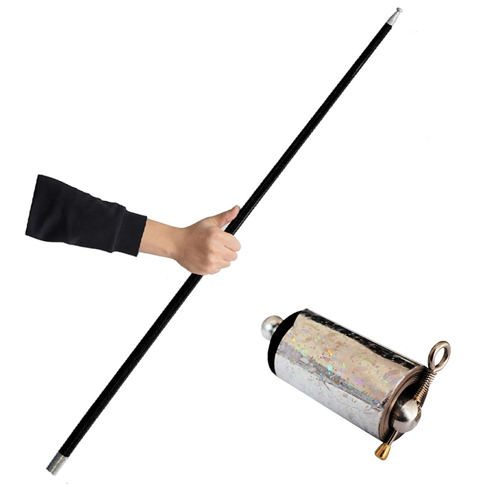Portable Professional Magic Wand Magic Telescopic Props Funny Staff Martial Arts Metal Magic Pocket