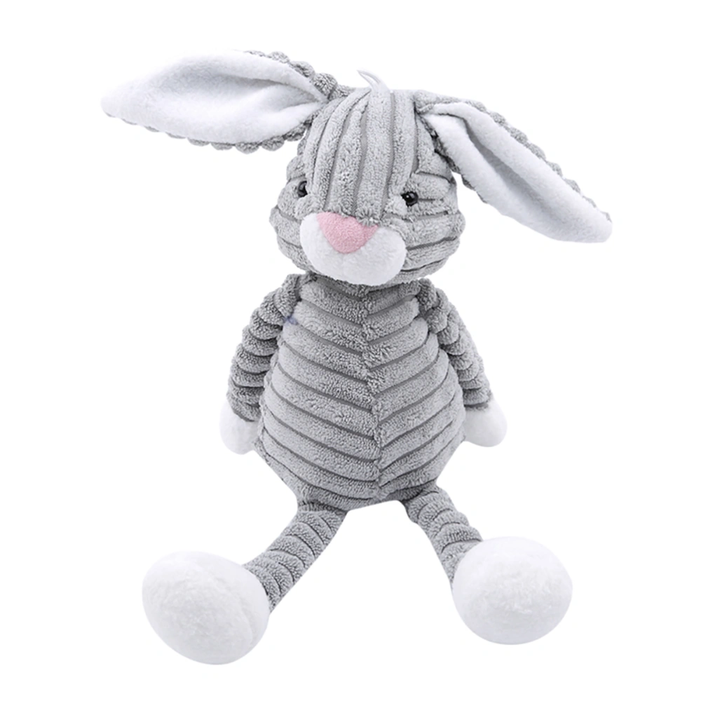 33cm Cute Animal Plush Toy Stripe Baby Elephant Rabbit Soft Stuffed Toys Kids Toysv