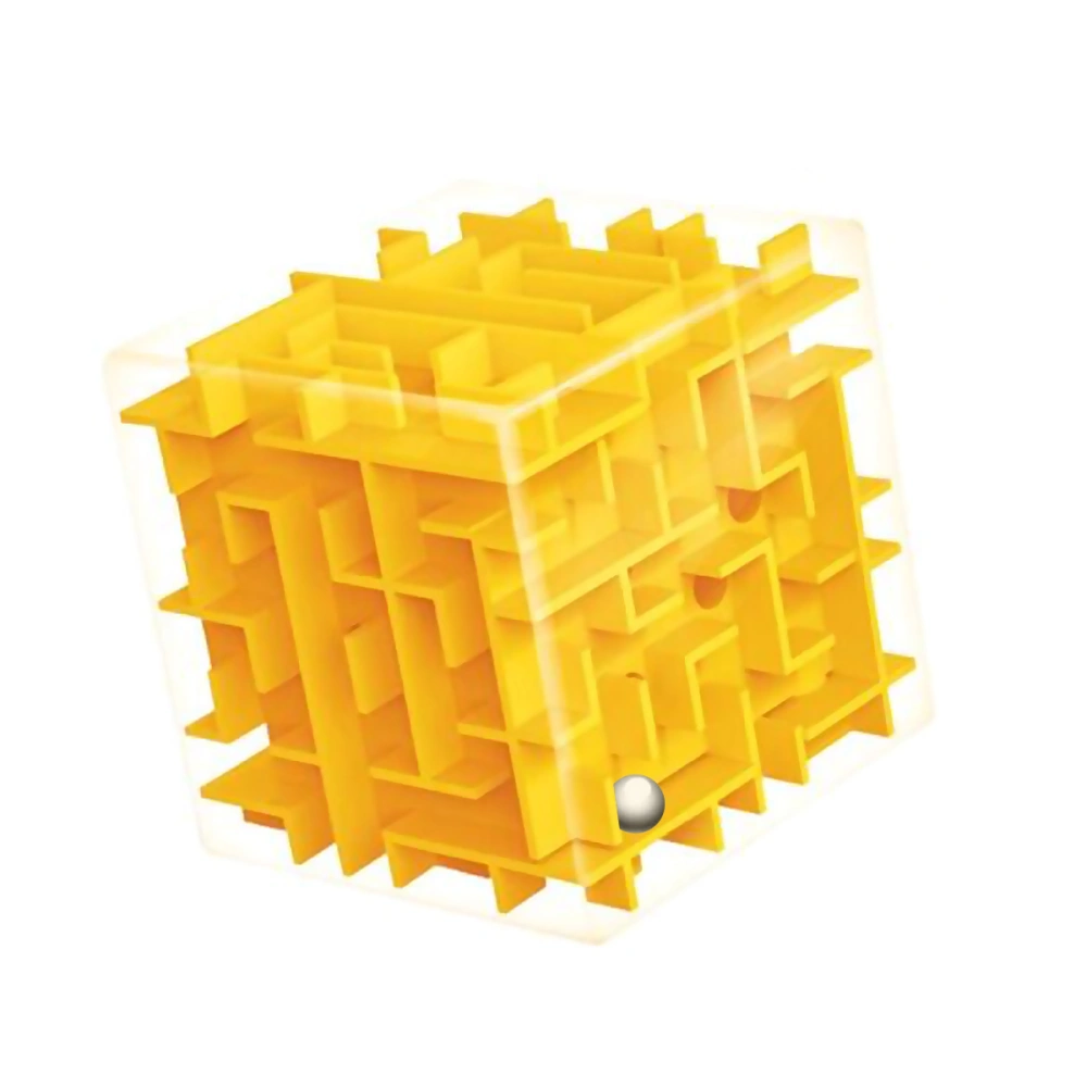 3D Maze Cube Labyrinth Rolling Bead Toys Children Puzzle Game