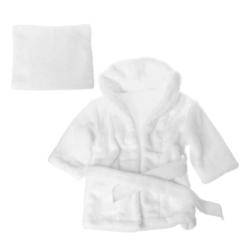 Newborn Baby Photography Photo Props Costume Infant Bathrobes Bath Towel Set for Boys Girls