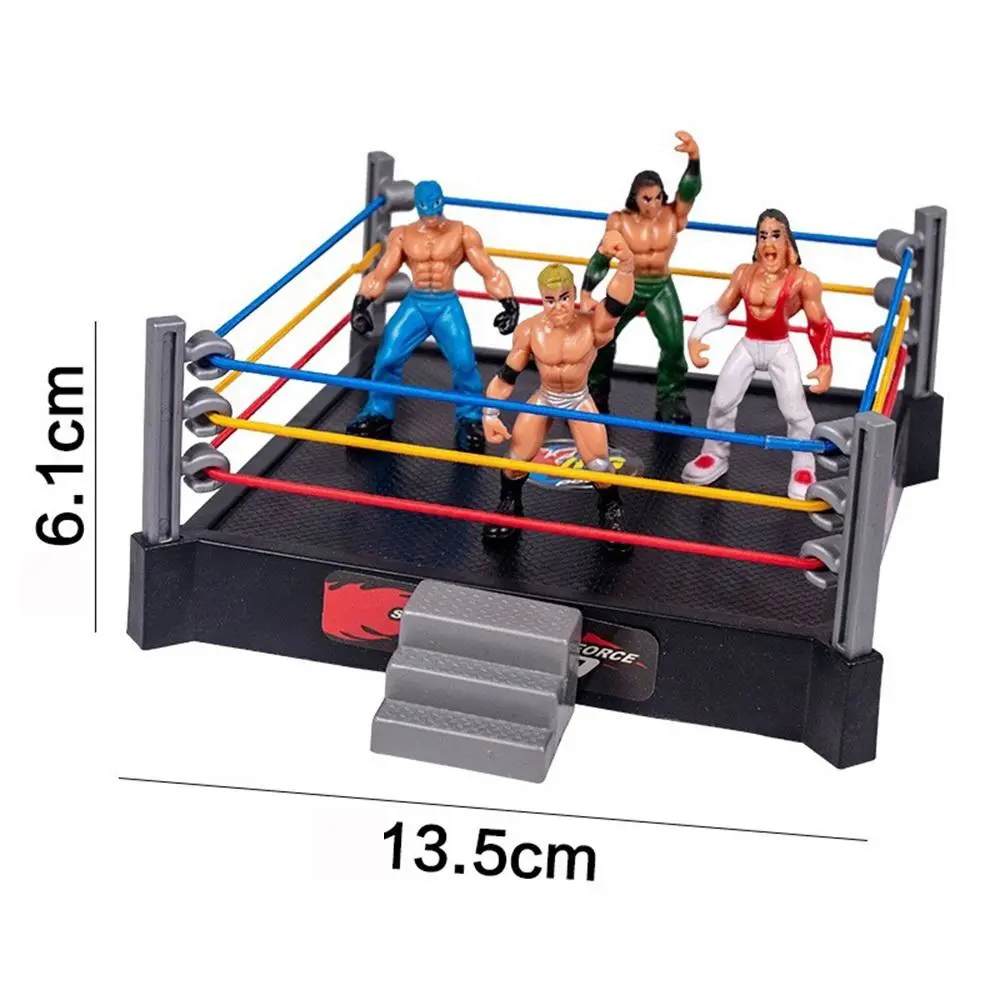 Fighting Toys Wrestling Toys Wrestler Warrior Toys Funny Wrestling Ring Set Kids Toys