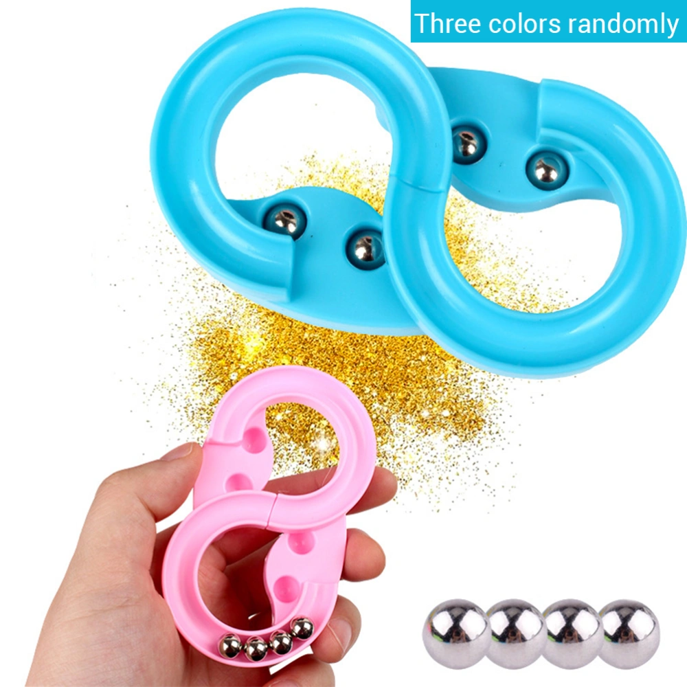 Random Color Mini 88 Steel Ball Track Game Toy Finger Stress Relief Decompression Toys Hand Eye Coordination Training Toy