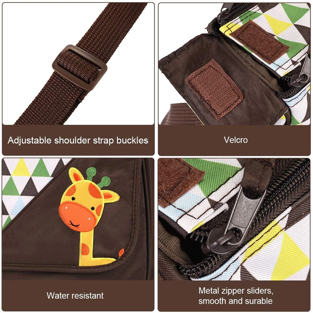 5Pcs Mummy Bag for Baby Feeding Bottle Food Diaper Bag Large Capacity Maternity Bag Baby Bag