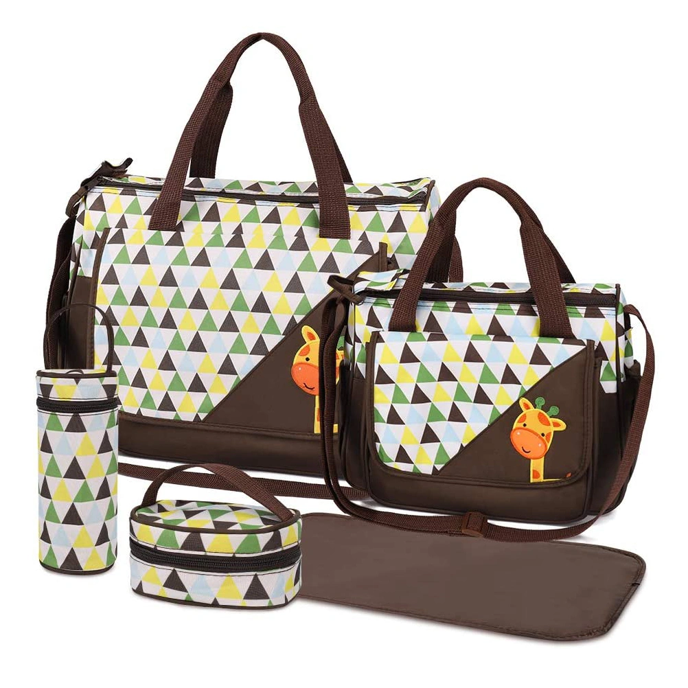 5Pcs Mummy Bag for Baby Feeding Bottle Food Diaper Bag Large Capacity Maternity Bag Baby Bag