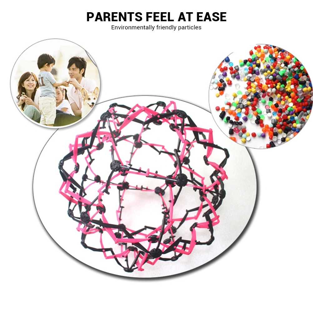 Kids Throwing Ball Flowering Shrinking Ball Mini Sphere Toy Rings Stretch Expanding Ball Toys for Children Adults