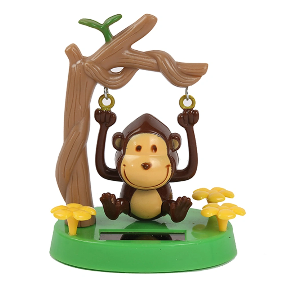 Swing Monkey Solar Doll Cute Solar Dancing Toy Home Car Ornamnet