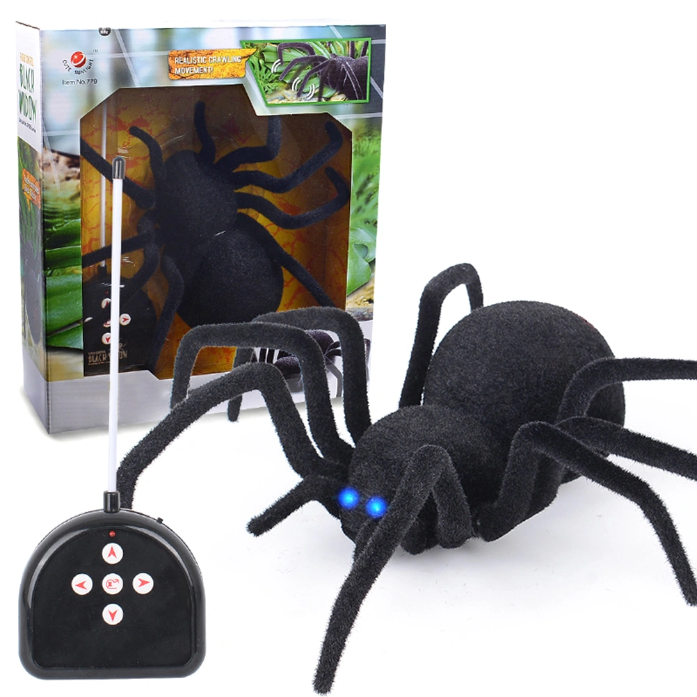 Remote Control Simulation Spider Toy Realistic Animal Figures Funny Prank Joke Scare Gag Gifts Halloween Christmas Party Decor