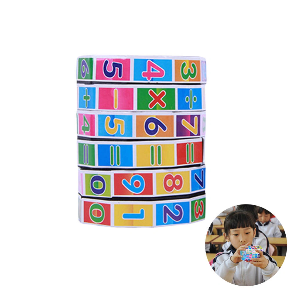 Slide Puzzles Mathematics Numbers Cube Toy Children Kids Early Learning Educational Toys Puzzle Game Gift