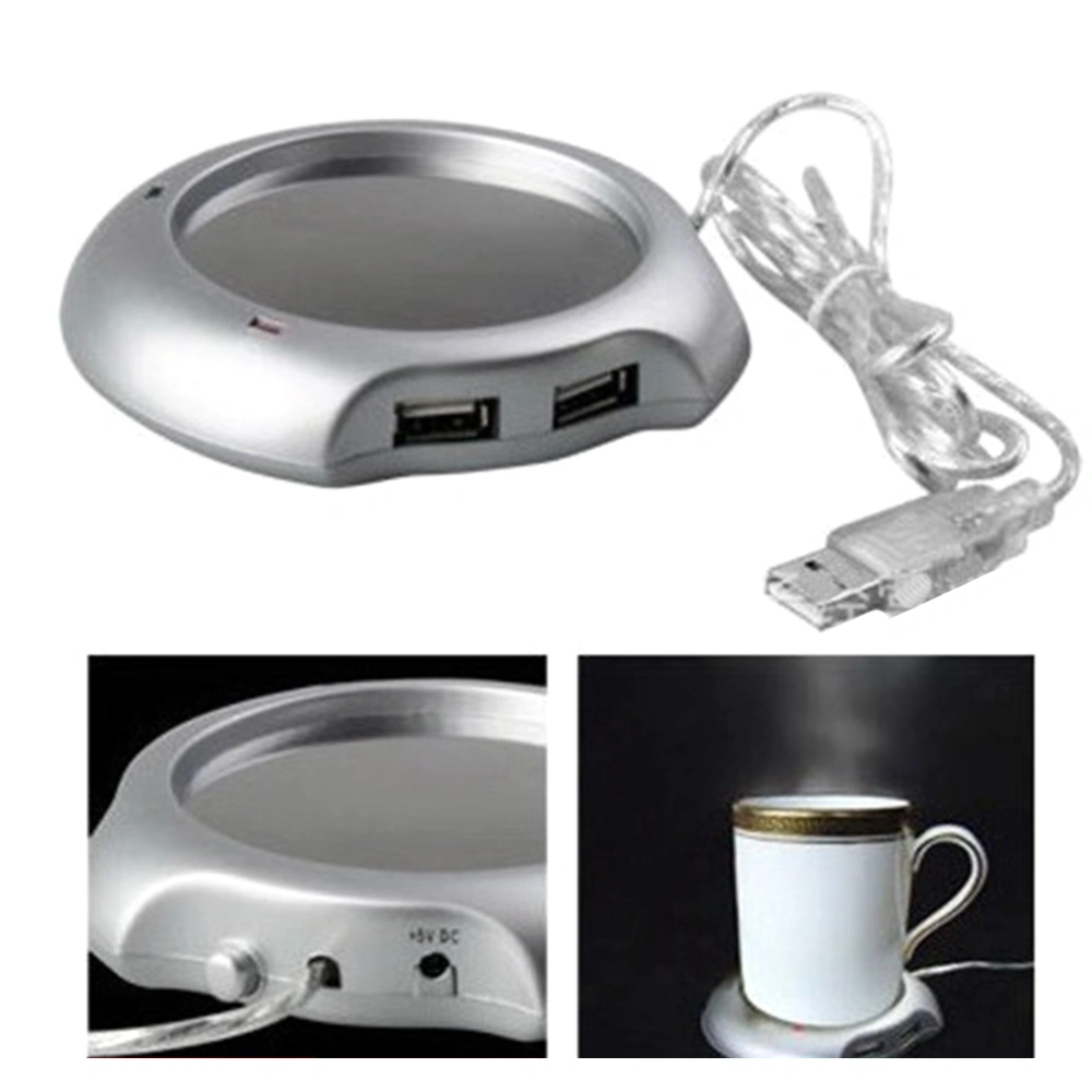 USB Hub Mug Warmer Tea Coffee Cup Mug Warmer Electric Heater for PC Heater Pad