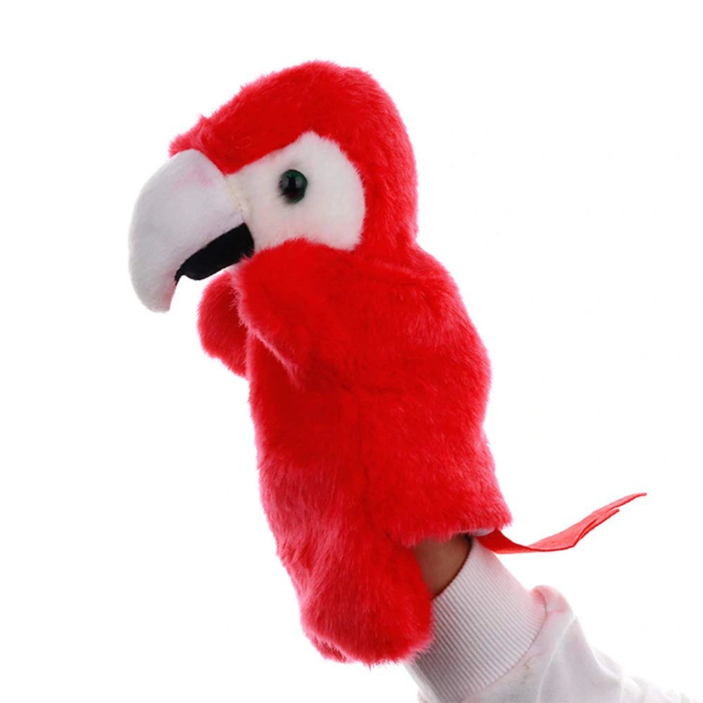 Cartoon Parrot Hand Puppet Cute Bird Animal Toy Storytelling Prop Children Gift