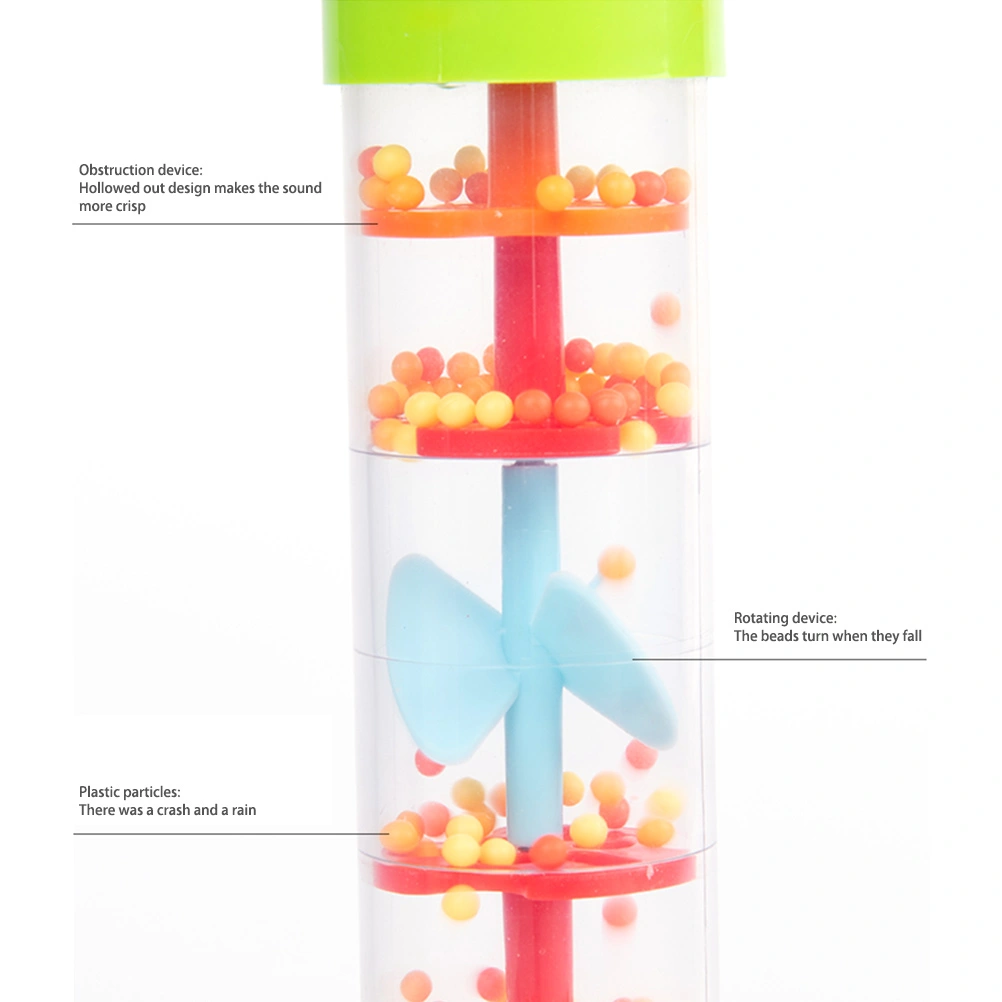 Kids Rain Rainmaker Rain Stick Musical Toy Raindrop Sound for Kids Rain Stick Baby Educational Instrument Toy