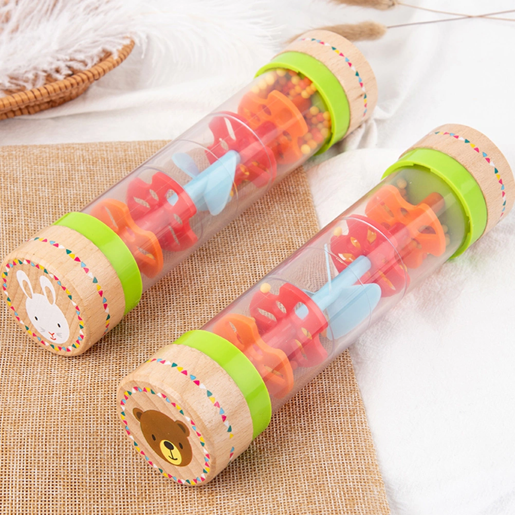 Kids Rain Rainmaker Rain Stick Musical Toy Raindrop Sound for Kids Rain Stick Baby Educational Instrument Toy