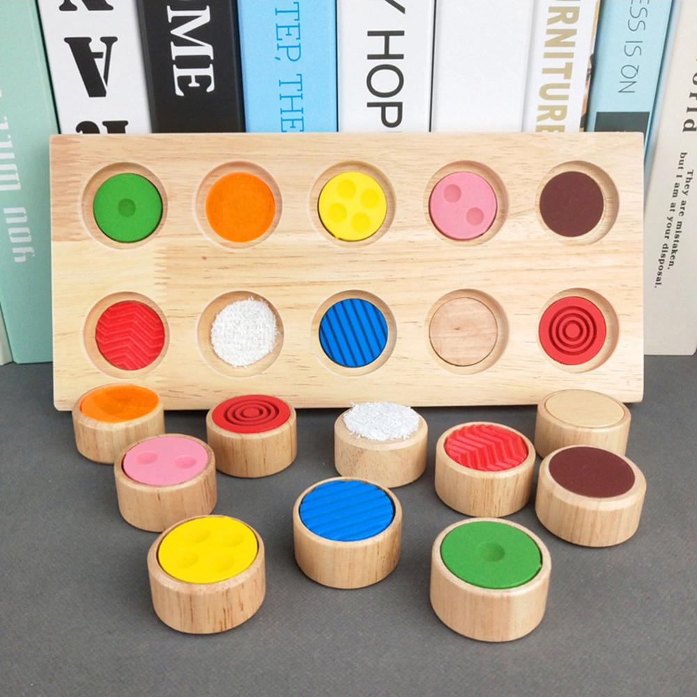 Baby Wooden Memory Training Toy Kids Preschool Educational Tactile Toy For Children Gift