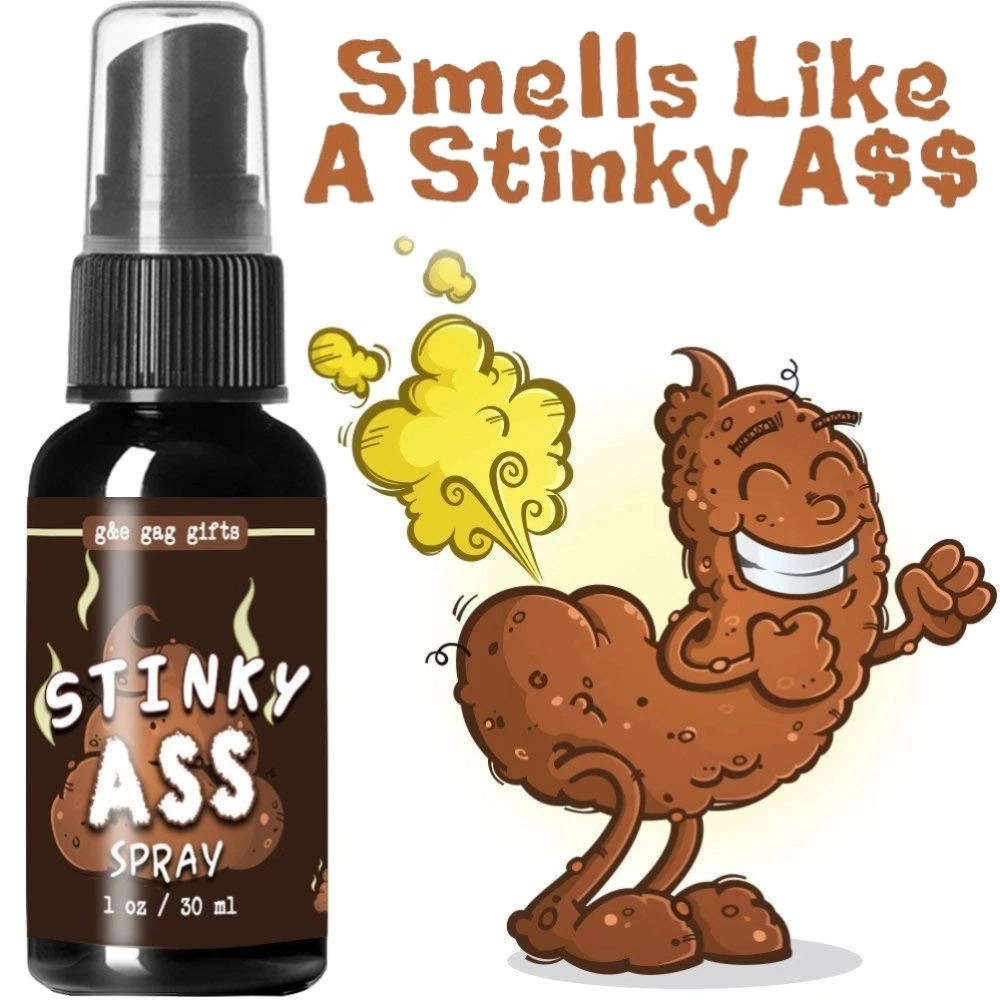 30ML Stinky Sprays Fart Prank Stinky Toy Funny Novelties Stinky Prank Liquid Halloween April Fools Day Props