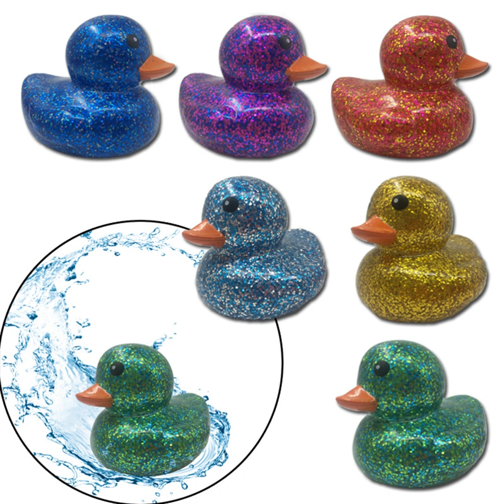 6pcs/lot Random Color Mini Baby Kids Rubber Ducks Bath Toys Water Fun Game Playing Newborn Boys Girls Toys