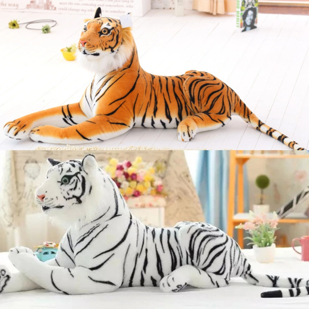 30cm Lifelike Tiger Animal Doll Plush Toy Soft Throw Pillow Girls Birthday Gift Toy