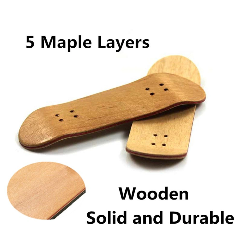 Mini Fingerboard Professional Fingers Skateboard Maple Wood DIY Assembly Skate Boarding Toy Christmas Gift For Children