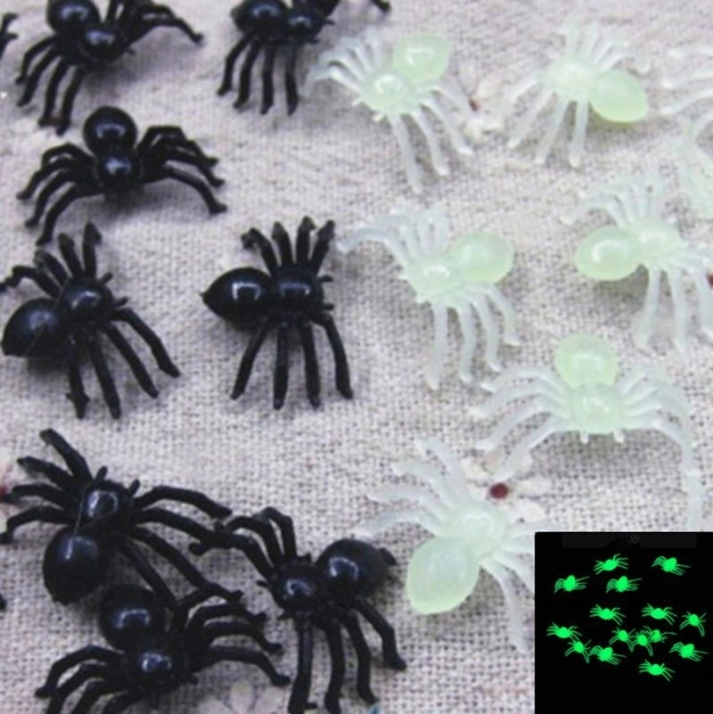 Mini Plastic Spider Prank Joking Birthday Toys DIY Party Decorative Props