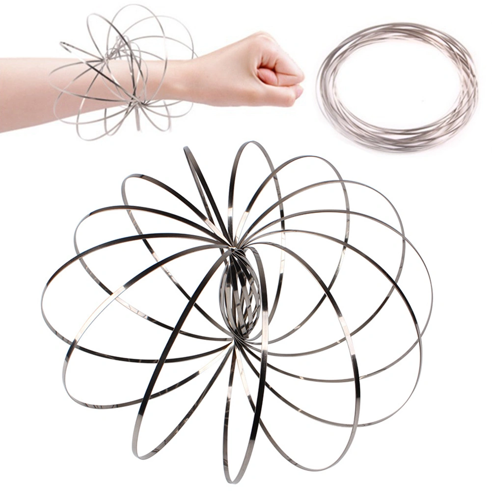 Stainless Steel Arm Ring Toy Decompression Bracelet Toy Multifunction Bracelet Fluid Toy