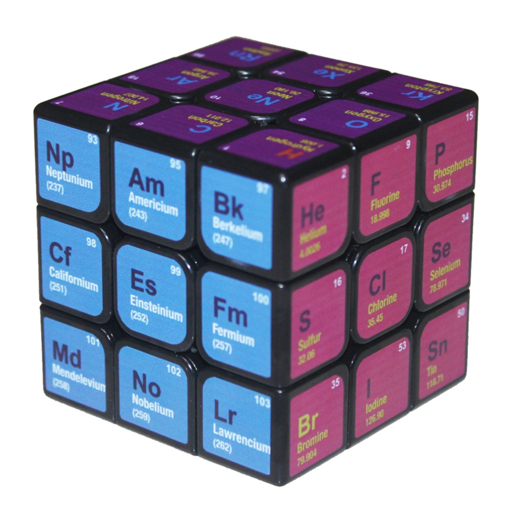 Multifunctional Cube Chemical Element Periodic Table 3rd Order Cube Learning Formula Christmas Birthday Gift