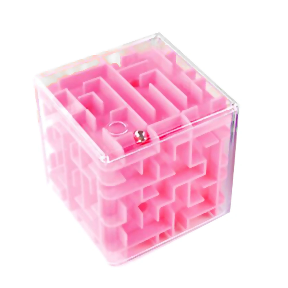 3D Maze Cube Labyrinth Rolling Bead Toys Children Puzzle Game