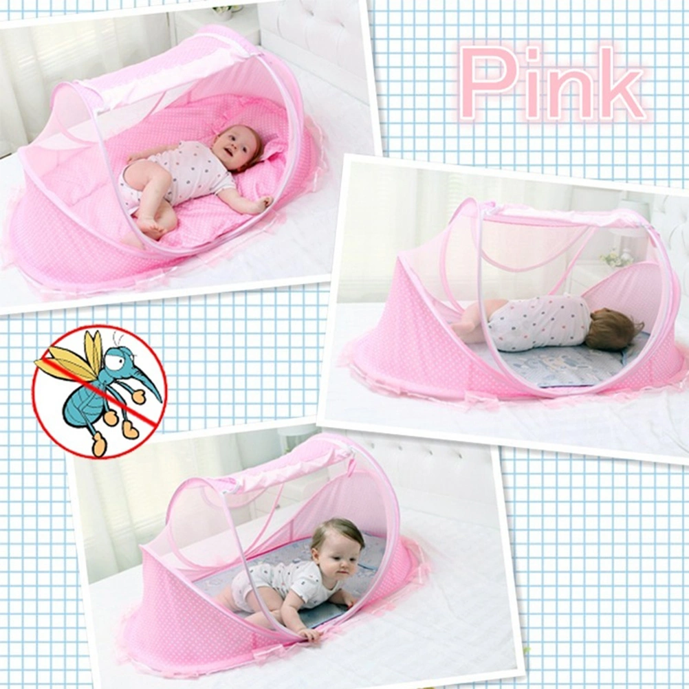 Portable Foldable Baby Bed Mosquito Net Polyester Newborn Sleep Bed Travel Bed