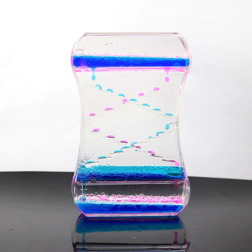 Drip Oil Hourglass Liquid Motion Bubble Timer Home Decoration Kids Toy Birthday Gift for Kids Girls