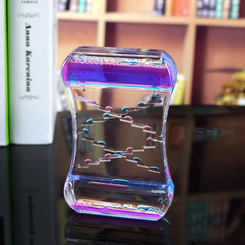 Drip Oil Hourglass Liquid Motion Bubble Timer Home Decoration Kids Toy Birthday Gift for Kids Girls