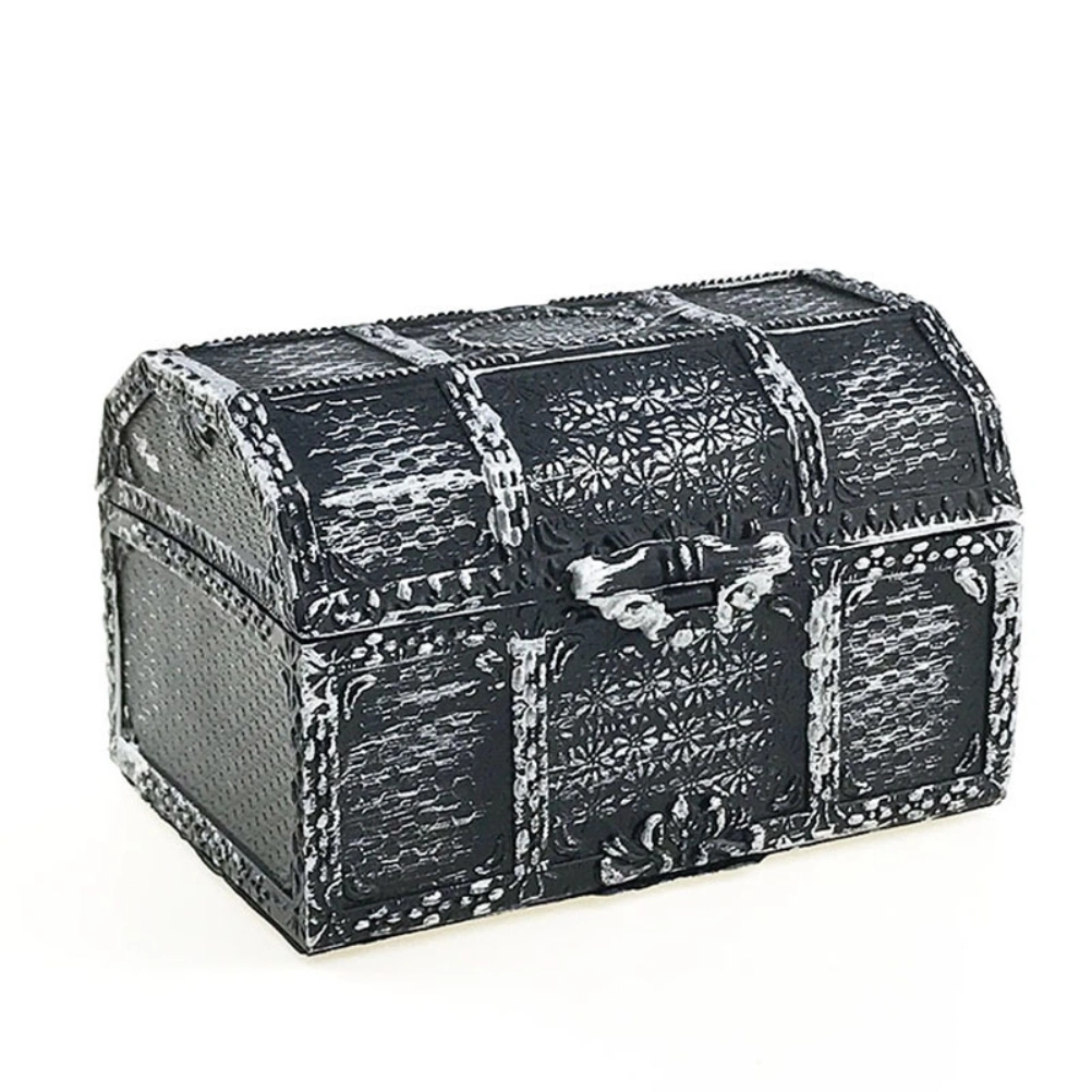 Pirate Treasure Chests Treasures Collection Storage Box Pirate Jewelry Box Games Toy Party Favors Props Decoration