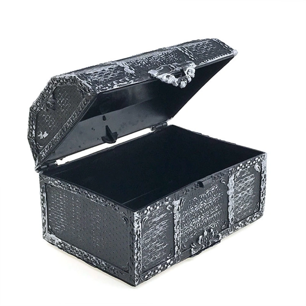 Pirate Treasure Chests Treasures Collection Storage Box Pirate Jewelry Box Games Toy Party Favors Props Decoration