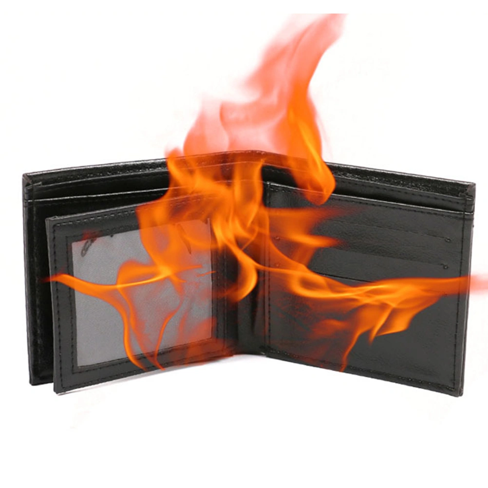 Novelty Magical Trick Flame Fire Wallet Big Flame Magician Trick Wallet Stage Street Show Wallet