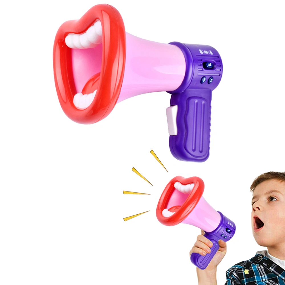 Novelty Horn Toy Voice Changer Loud Speaker Halloween Voice Changing Loudspeaker Amplifies Sound Effect Megaphone Kids Gift